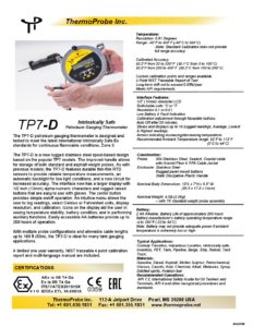 TP7-D - ThermoProbe, Inc.